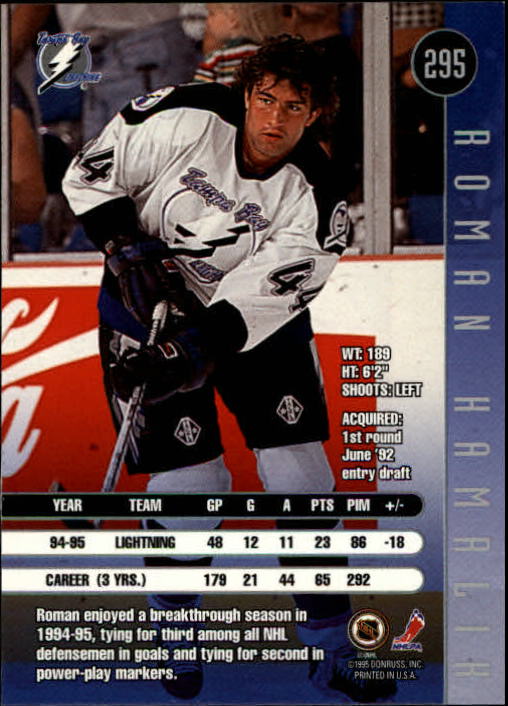 1995-96 Leaf Hockey Cards 201-330 +Rookies (A6447) - You Pick - 10+ FREE SHIP - Picture 183 of 249