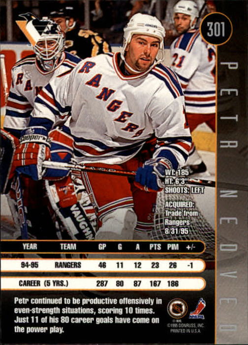 1995-96 Leaf Hockey Cards 201-330 +Rookies (A6447) - You Pick - 10+ FREE SHIP - Picture 195 of 249