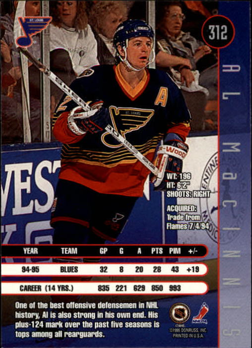 1995-96 Leaf Hockey Cards 201-330 +Rookies (A6447) - You Pick - 10+ FREE SHIP - Picture 213 of 249