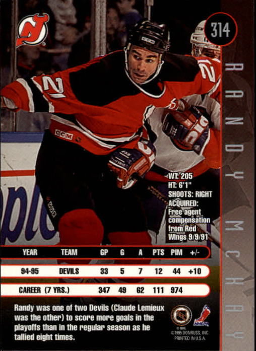 1995-96 Leaf Hockey Cards 201-330 +Rookies (A6447) - You Pick - 10+ FREE SHIP - Picture 217 of 249