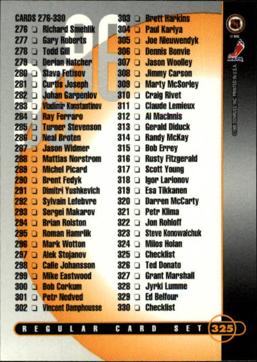 1995-96 Leaf Hockey Cards 201-330 +Rookies (A6447) - You Pick - 10+ FREE SHIP - Picture 238 of 249