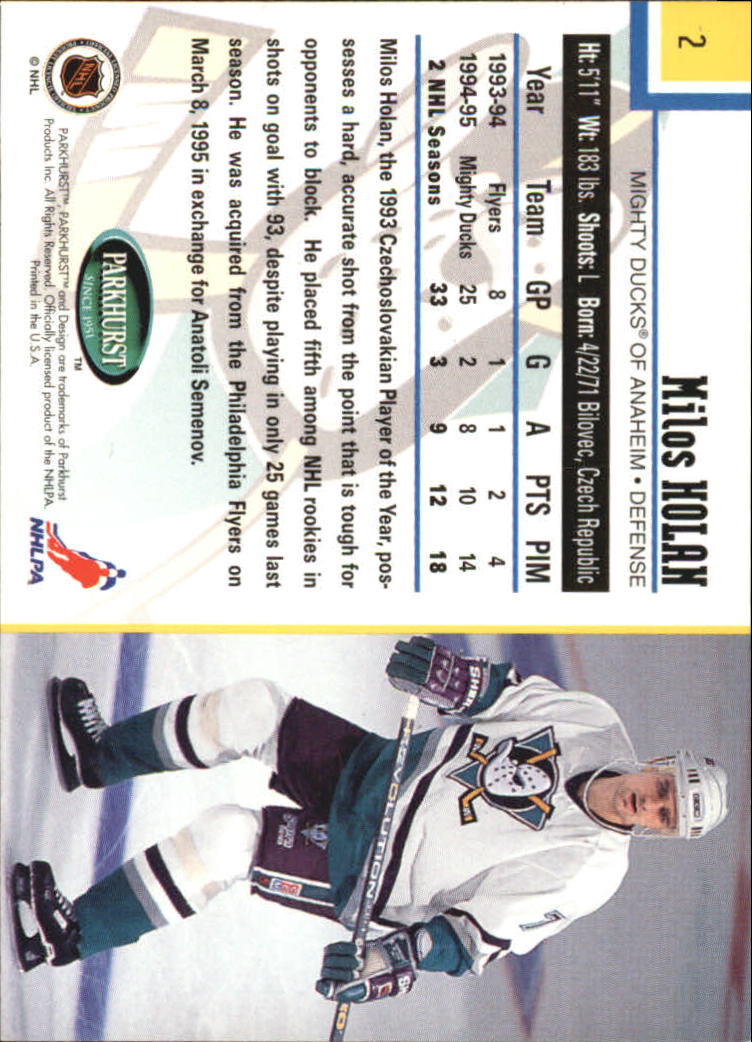 1995-96 Parkhurst International - #249 Viacheslav Fetisov