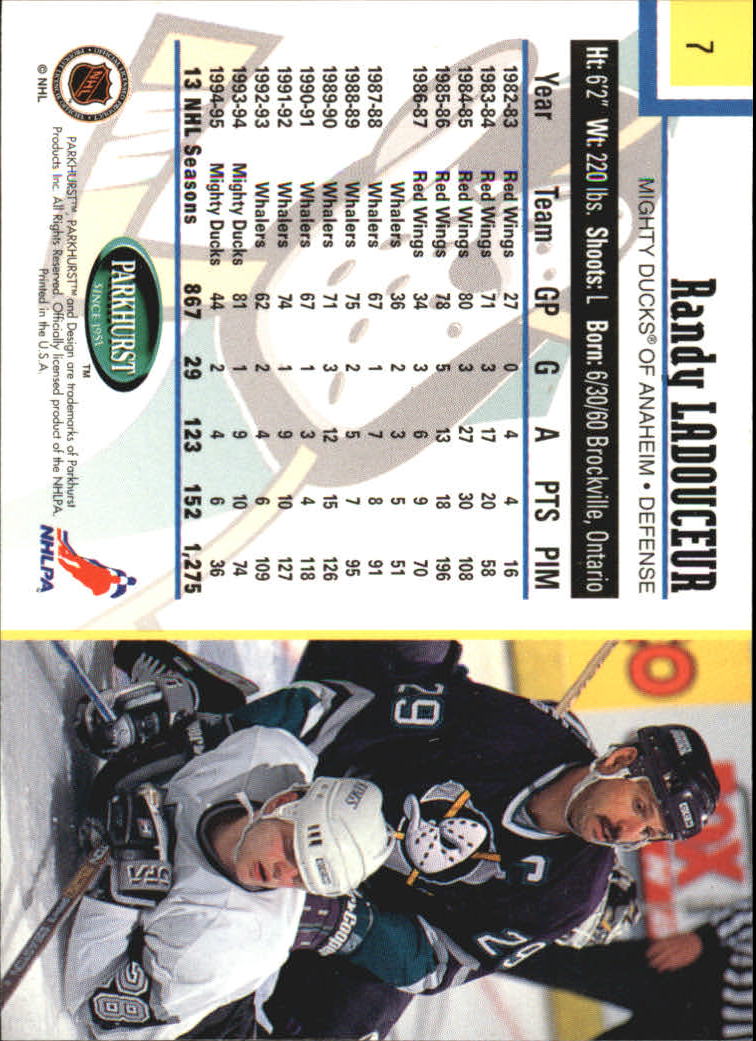 1995-96 Parkhurst International - #249 Viacheslav Fetisov