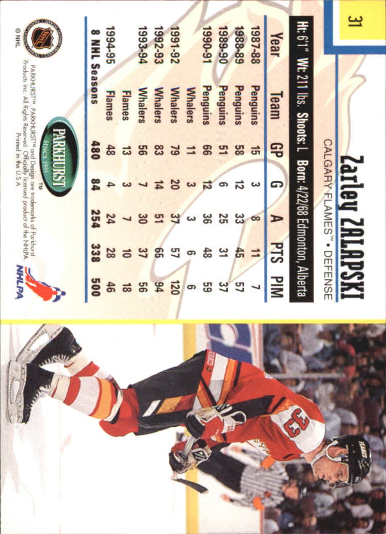 1995-96 Parkhurst International - #249 Viacheslav Fetisov