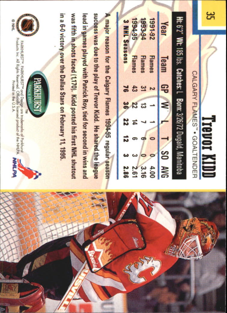 1995-96 Parkhurst International - #249 Viacheslav Fetisov