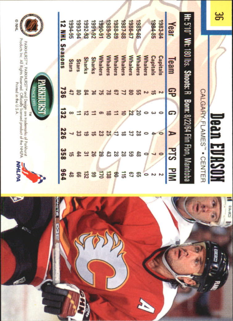 1995-96 Parkhurst International - #249 Viacheslav Fetisov