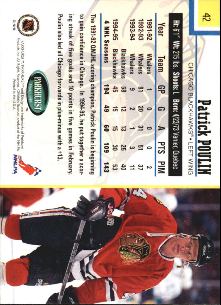 1995-96 Parkhurst International - #249 Viacheslav Fetisov