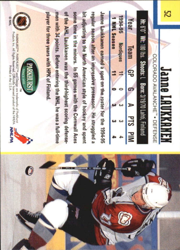 1995-96 Parkhurst International - #249 Viacheslav Fetisov