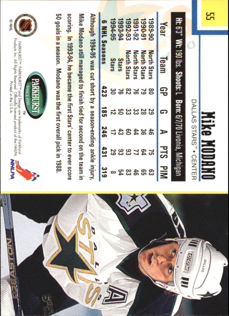 1995-96 Parkhurst International - #249 Viacheslav Fetisov