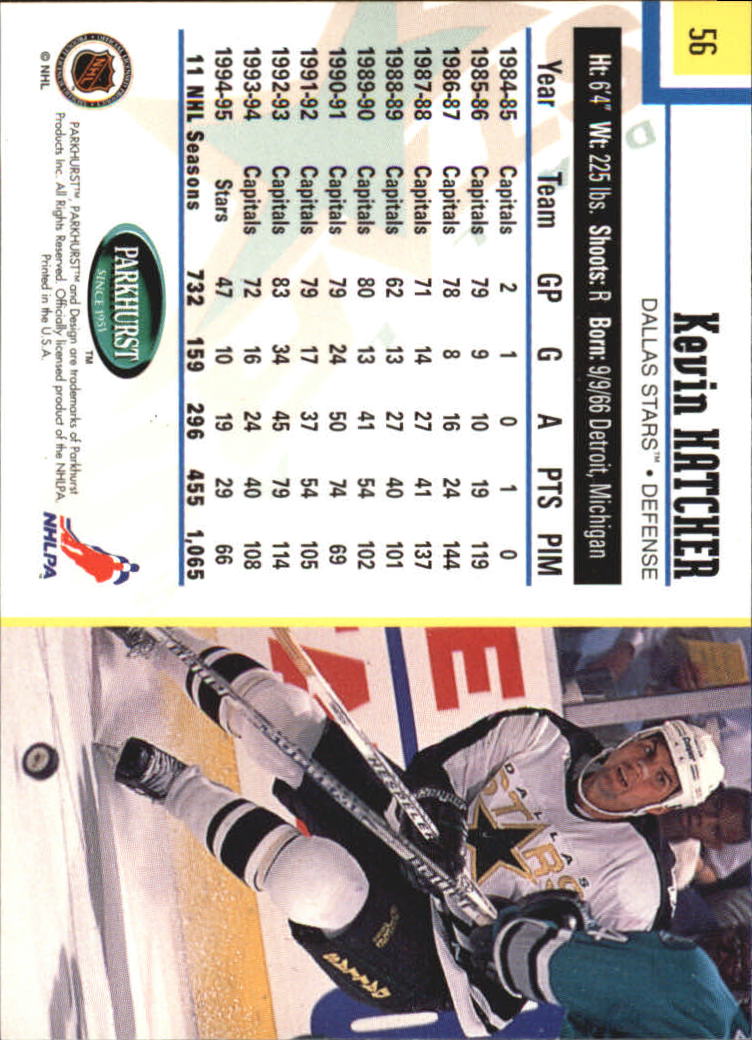 1995-96 Parkhurst International - #249 Viacheslav Fetisov