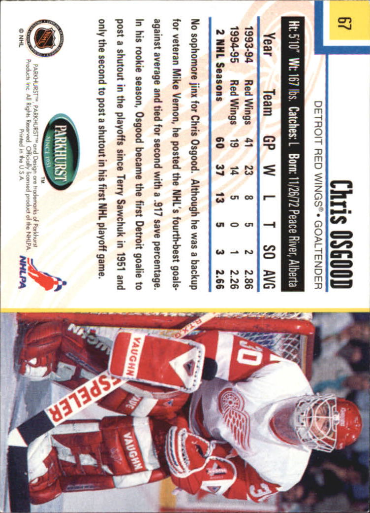 1995-96 Parkhurst International - #249 Viacheslav Fetisov