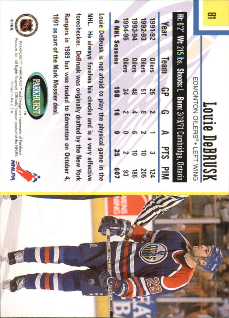 1995-96 Parkhurst International - #249 Viacheslav Fetisov