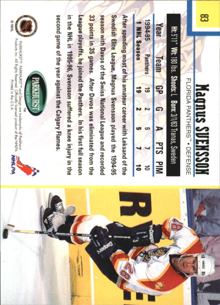 1995-96 Parkhurst International - #249 Viacheslav Fetisov