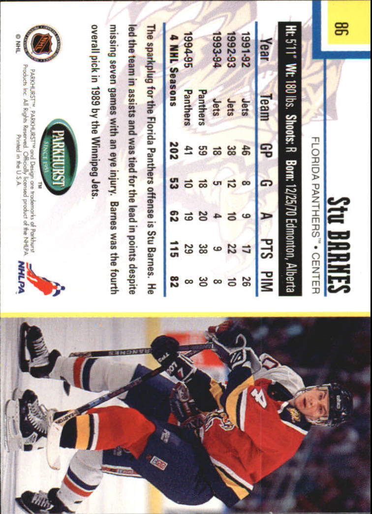 1995-96 Parkhurst International - #249 Viacheslav Fetisov