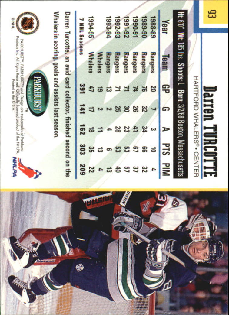 1995-96 Parkhurst International - #249 Viacheslav Fetisov