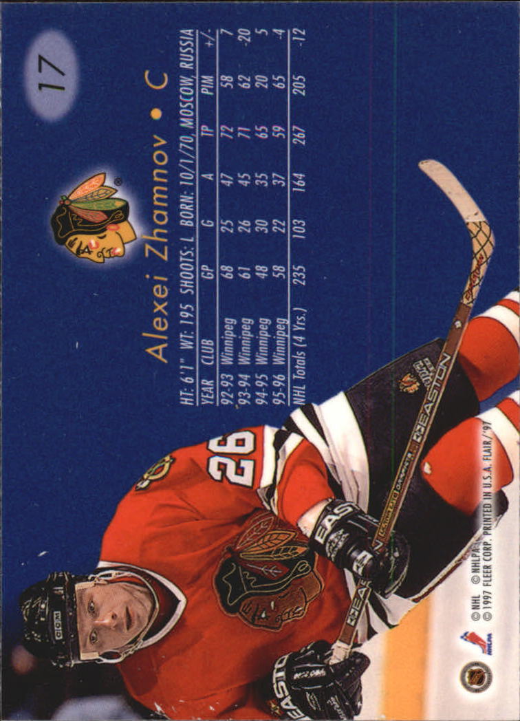 1996-97 Flair - #19 Sandis Ozolinsh