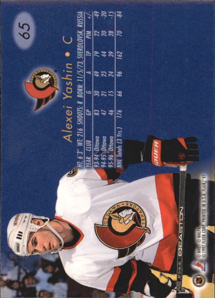 1996-97 Flair - #19 Sandis Ozolinsh