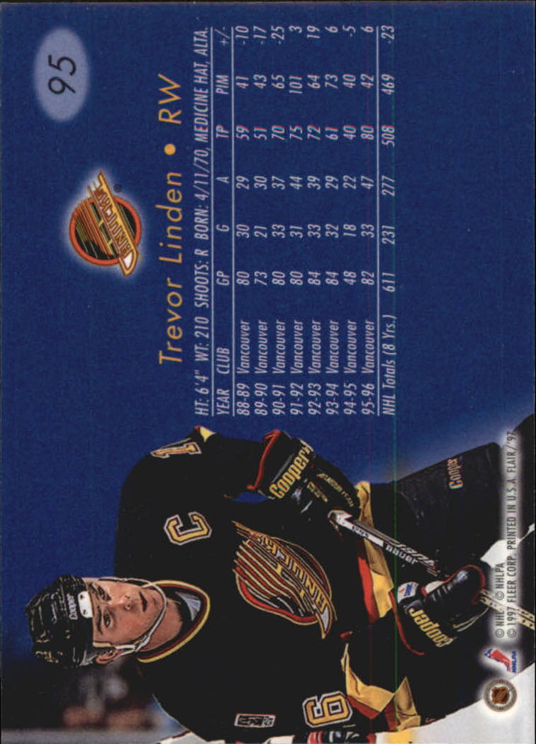 1996-97 Flair - #19 Sandis Ozolinsh