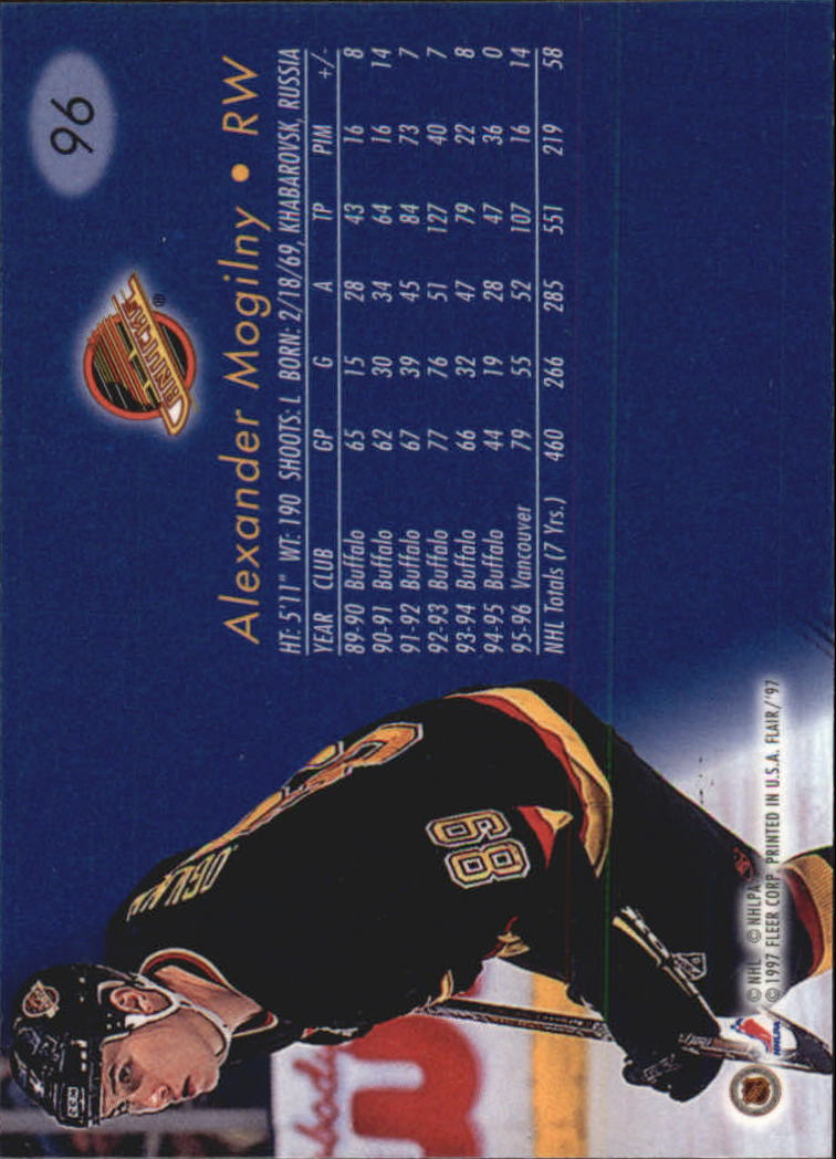 1996-97 Flair - #19 Sandis Ozolinsh