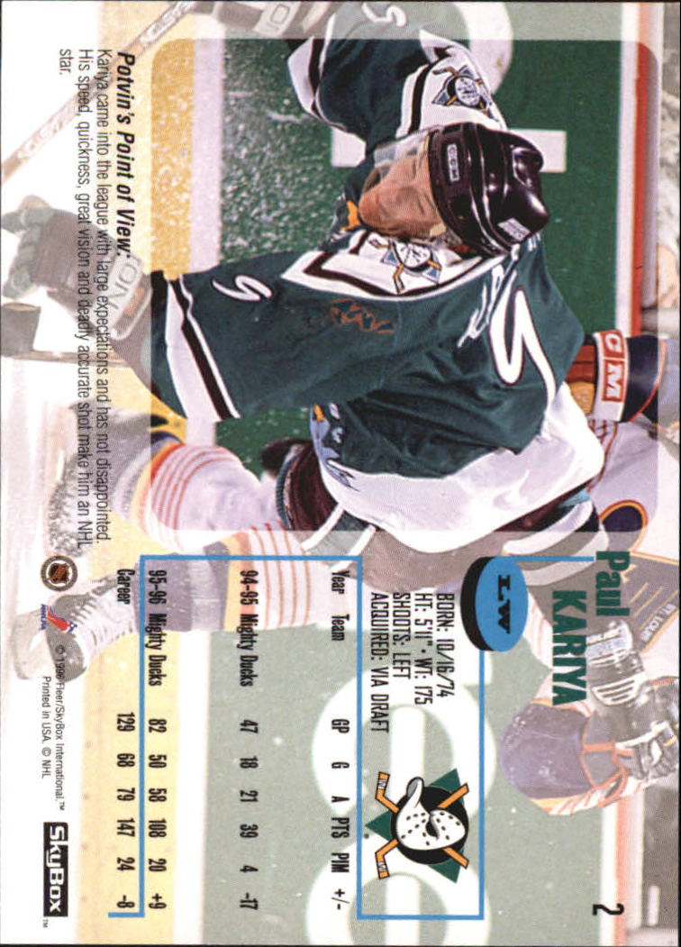 1996-97 Skybox Impact - #97 Eric Lindros