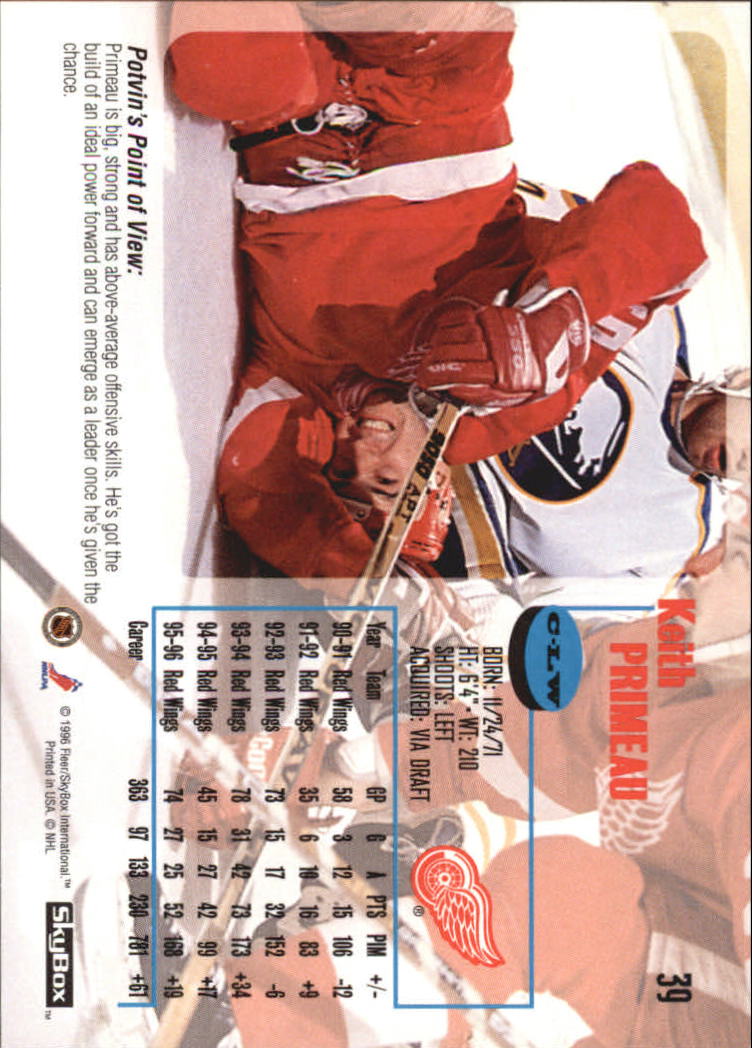 1996-97 Skybox Impact - #97 Eric Lindros