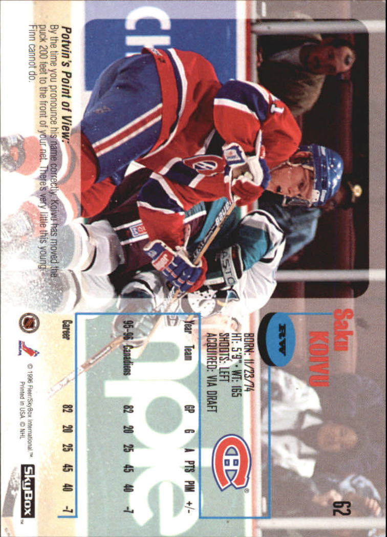 1996-97 Skybox Impact - #97 Eric Lindros