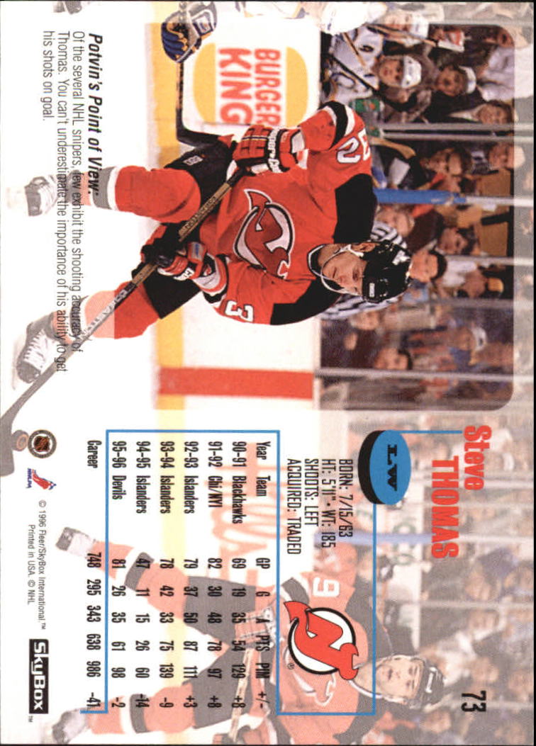 1996-97 Skybox Impact - #97 Eric Lindros