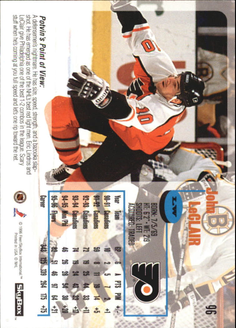 1996-97 Skybox Impact - #97 Eric Lindros