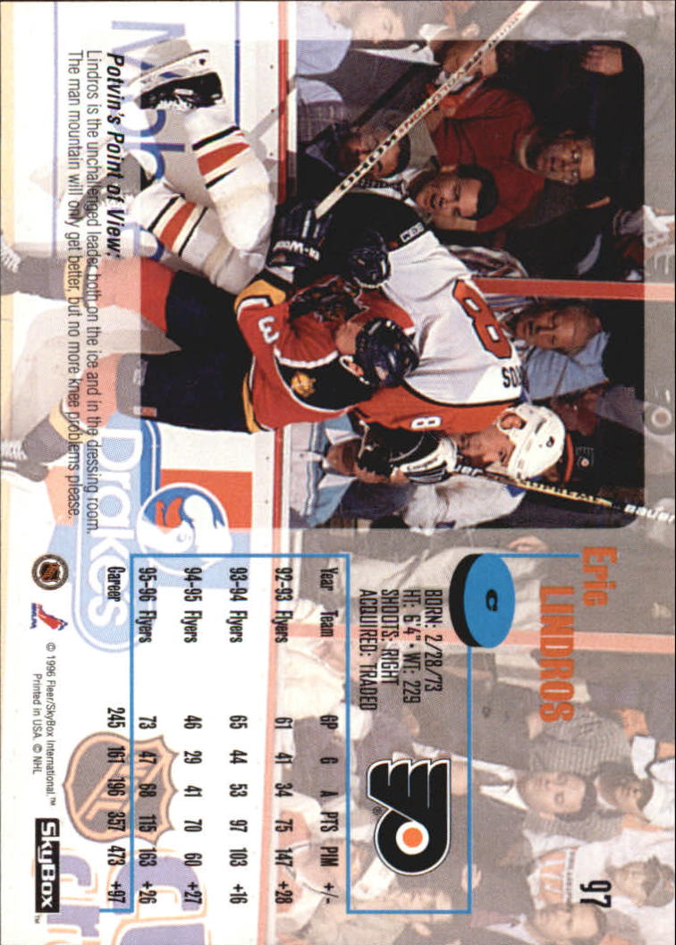 1996-97 Skybox Impact - #97 Eric Lindros