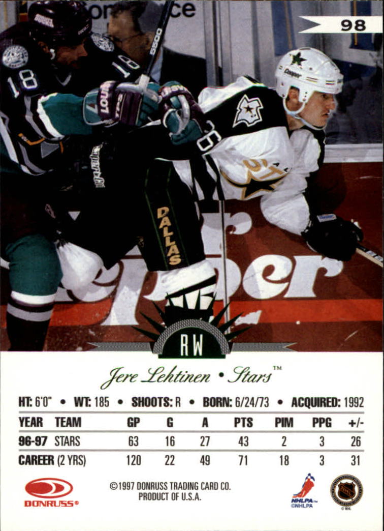 1997-98 Leaf International Stars - #10 Jaromir Jagr