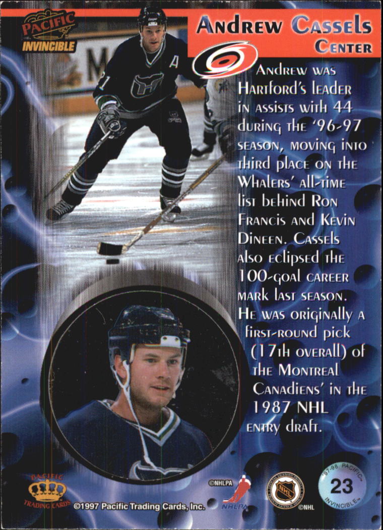MY HOCKEY CARD OBSESSION: LINDEN CARD OF THE WEEK - 1997/98 Pacific  Invincible Red