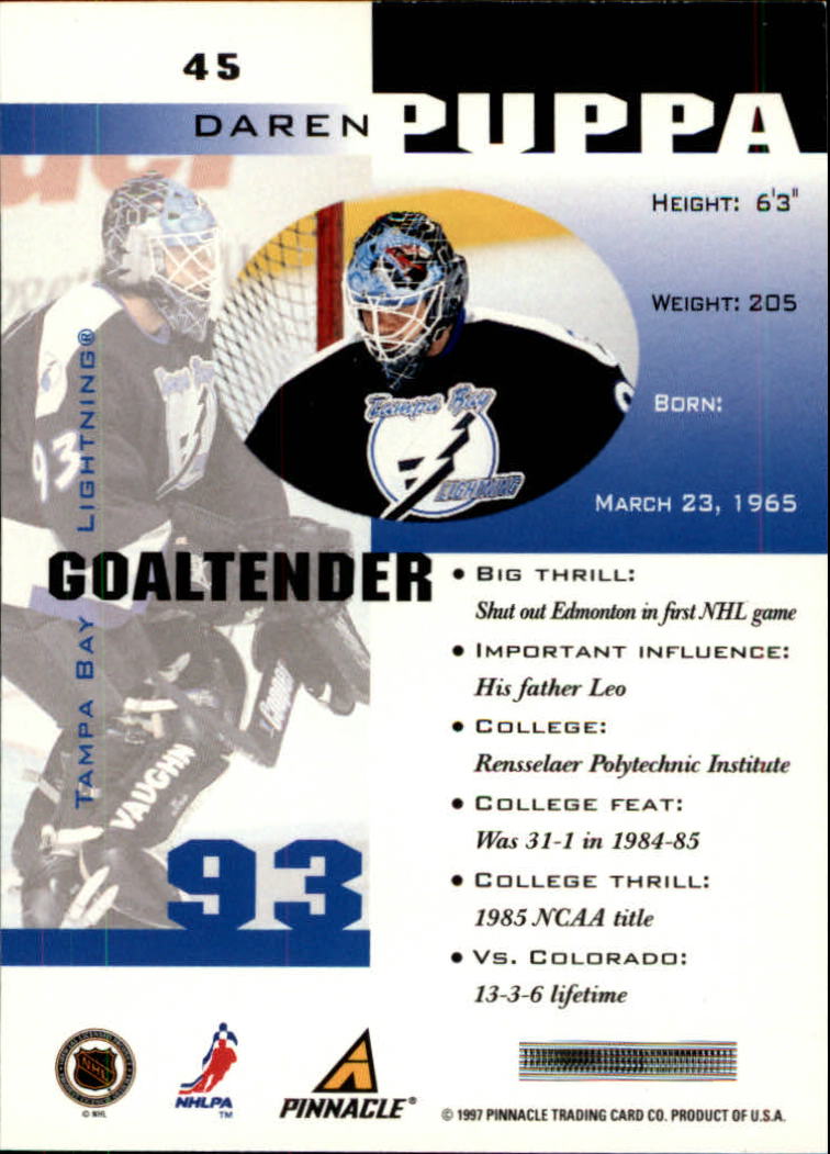 1997-98 Pinnacle Inside Hockey Card Pick