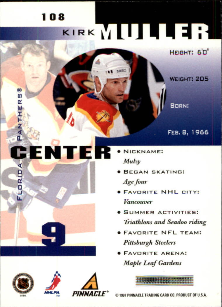 1997-98 Pinnacle Inside Hockey Card Pick