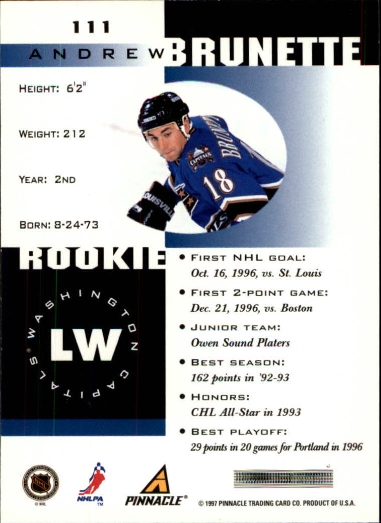 1997-98 Pinnacle Inside Hockey Card Pick