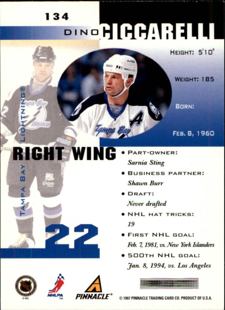 1997-98 Pinnacle Inside Hockey Card Pick