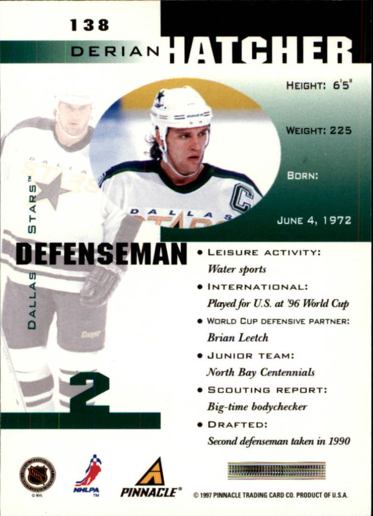 1997-98 Pinnacle Inside Hockey Card Pick