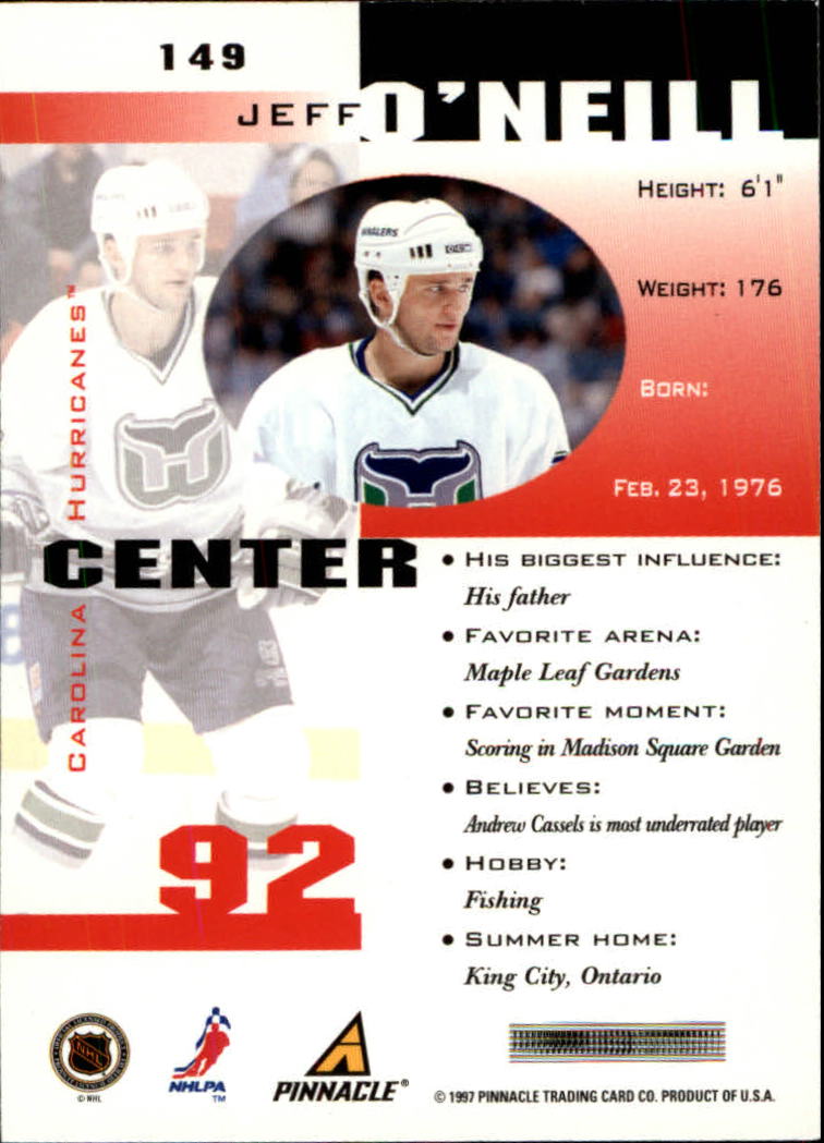 1997-98 Pinnacle Inside Hockey Card Pick