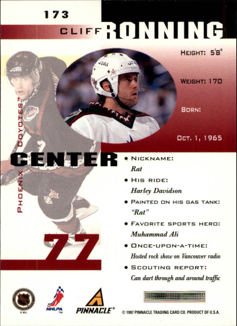 1997-98 Pinnacle Inside Hockey Card Pick