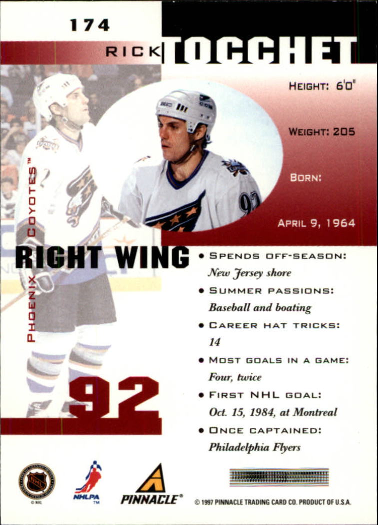 1997-98 Pinnacle Inside Hockey Card Pick