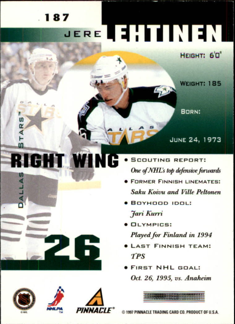 1997-98 Pinnacle Inside Hockey Card Pick