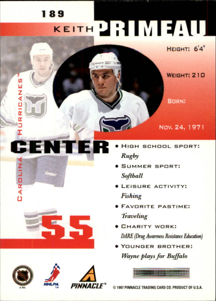 1997-98 Pinnacle Inside Hockey Card Pick