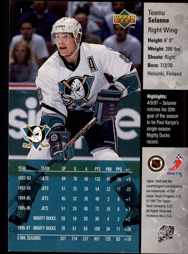 1997-98 Upper Deck - #208 Tony Amonte