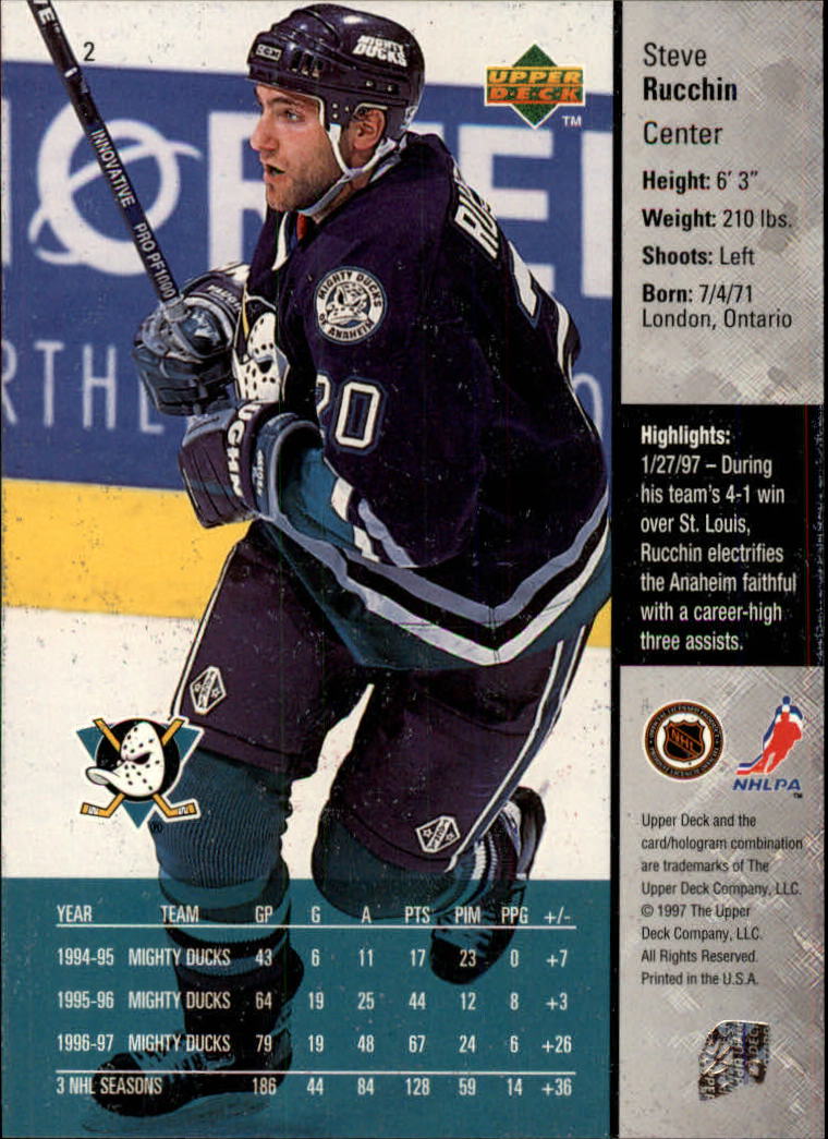 1997-98 Upper Deck - #208 Tony Amonte