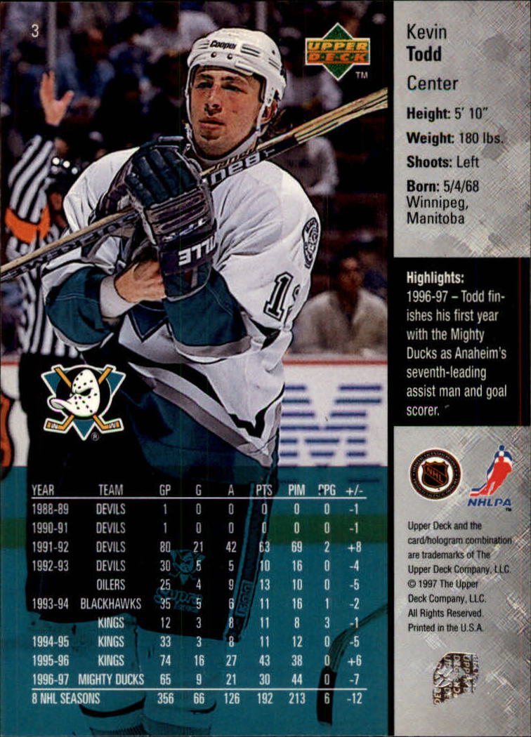 1997-98 Upper Deck - #208 Tony Amonte