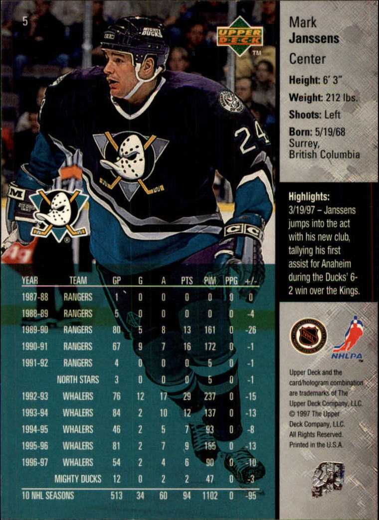 1997-98 Upper Deck - #208 Tony Amonte