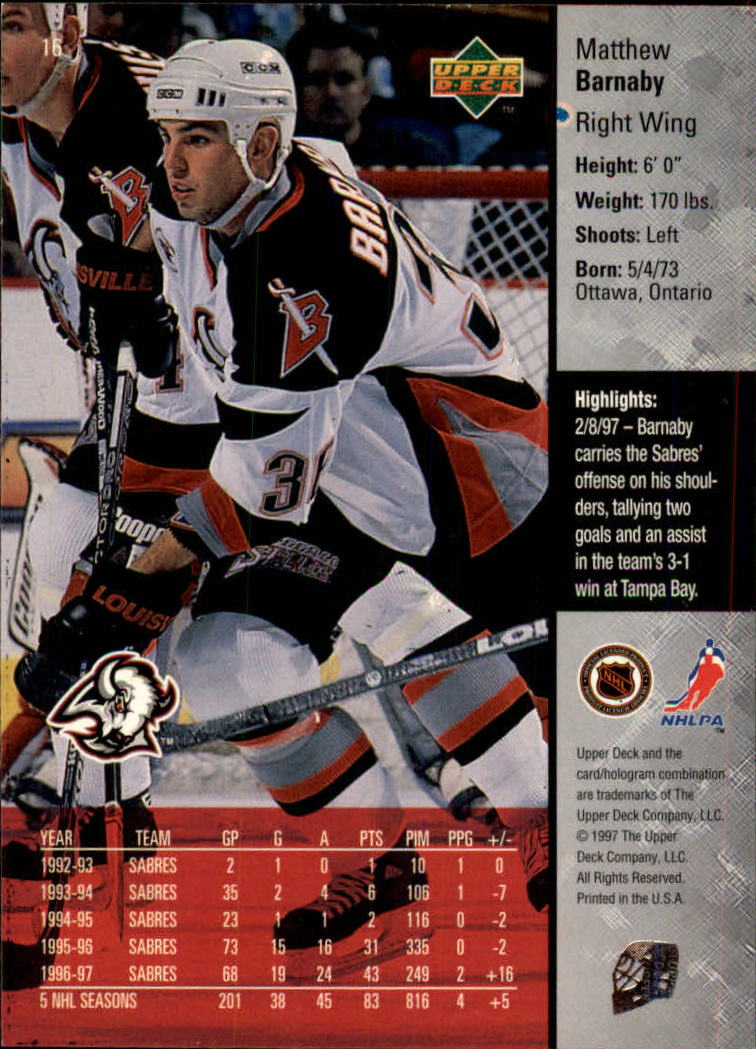 1997-98 Upper Deck - #208 Tony Amonte