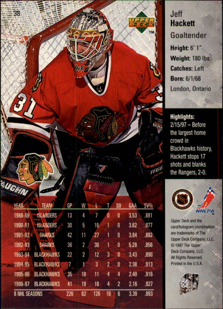 1997-98 Upper Deck - #208 Tony Amonte