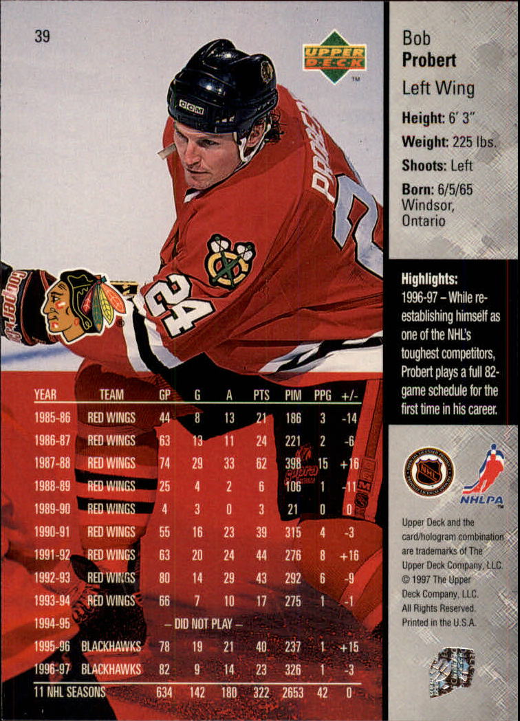 1997-98 Upper Deck - #208 Tony Amonte