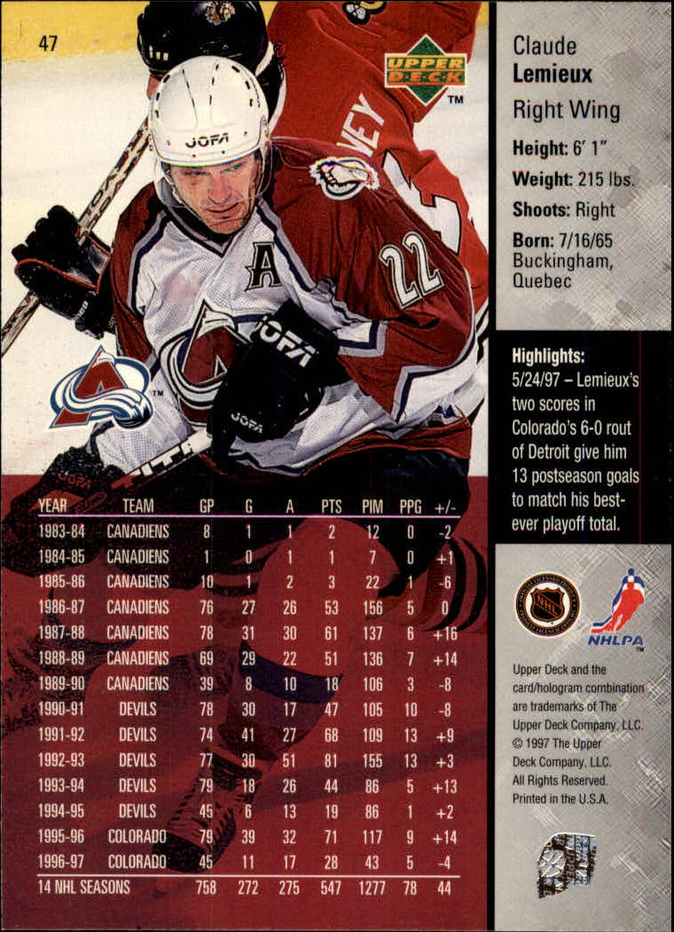 1997-98 Upper Deck - #208 Tony Amonte