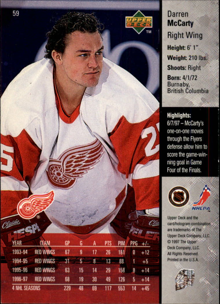 1997-98 Upper Deck - #208 Tony Amonte